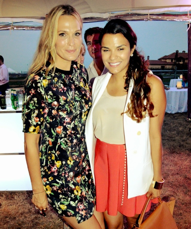 With the host of the night, the beautiful Molly Sims.